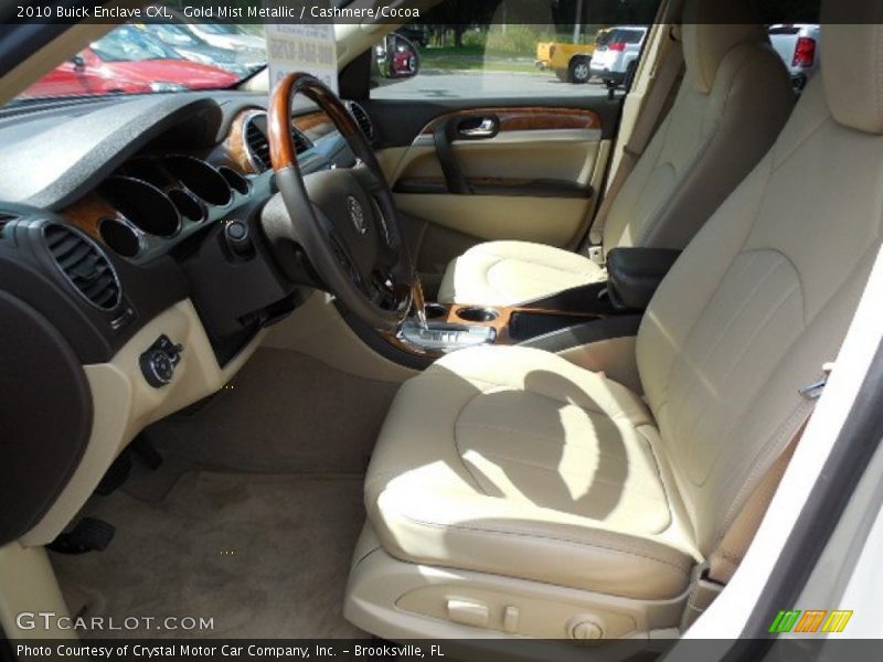 Gold Mist Metallic / Cashmere/Cocoa 2010 Buick Enclave CXL