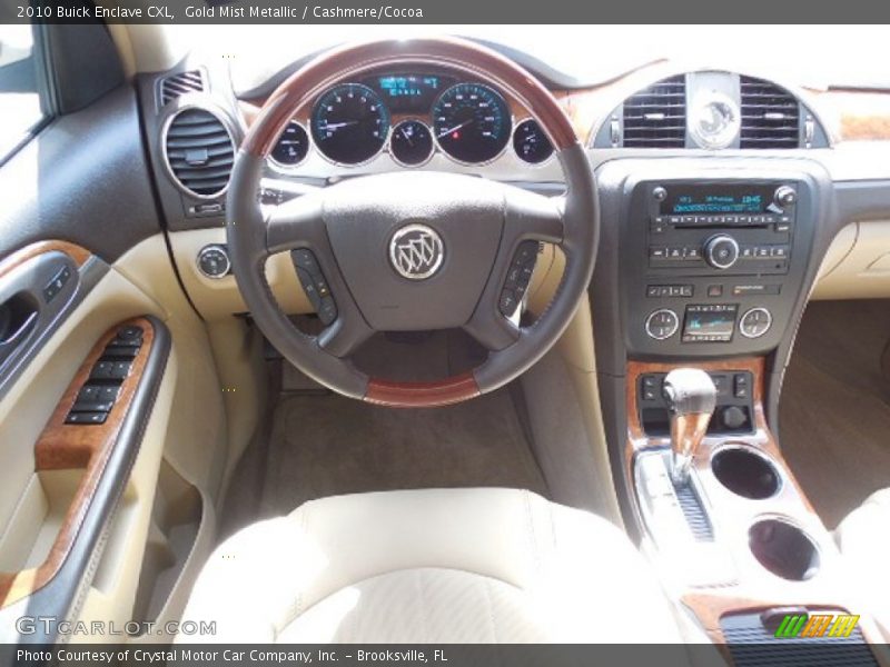 Gold Mist Metallic / Cashmere/Cocoa 2010 Buick Enclave CXL