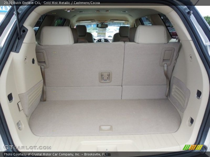 Gold Mist Metallic / Cashmere/Cocoa 2010 Buick Enclave CXL