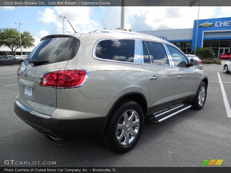 Gold Mist Metallic / Cashmere/Cocoa 2010 Buick Enclave CXL