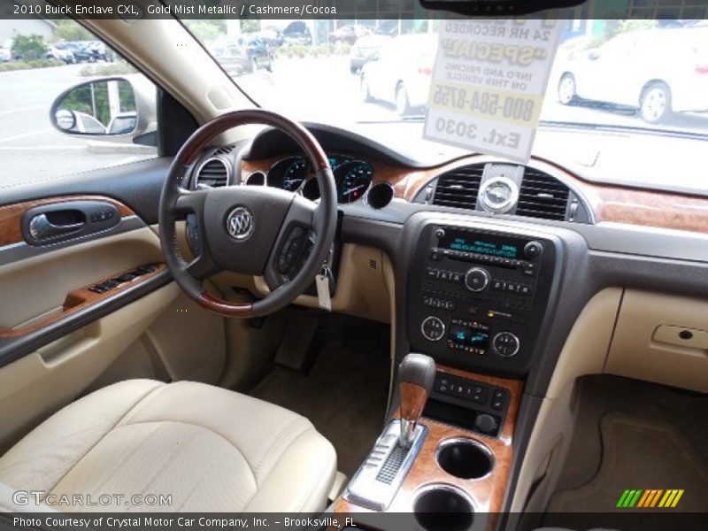 Gold Mist Metallic / Cashmere/Cocoa 2010 Buick Enclave CXL