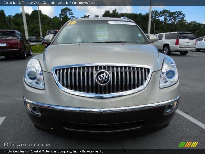 Gold Mist Metallic / Cashmere/Cocoa 2010 Buick Enclave CXL