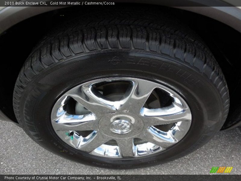 Gold Mist Metallic / Cashmere/Cocoa 2010 Buick Enclave CXL