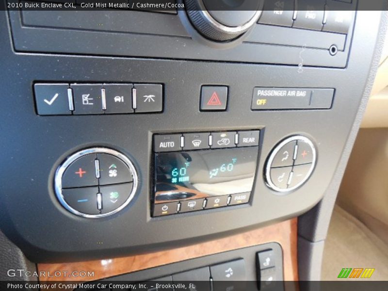 Gold Mist Metallic / Cashmere/Cocoa 2010 Buick Enclave CXL