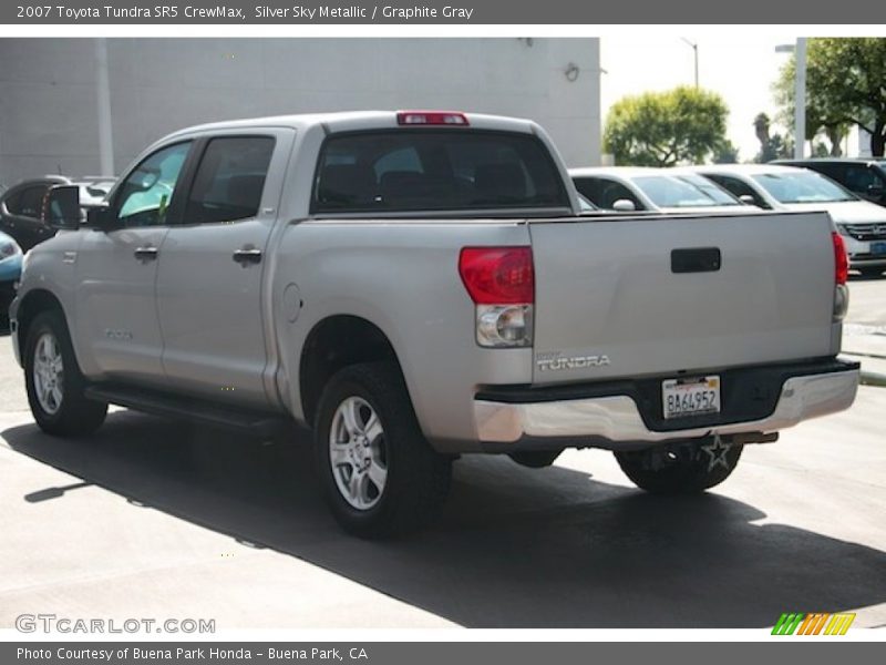 Silver Sky Metallic / Graphite Gray 2007 Toyota Tundra SR5 CrewMax