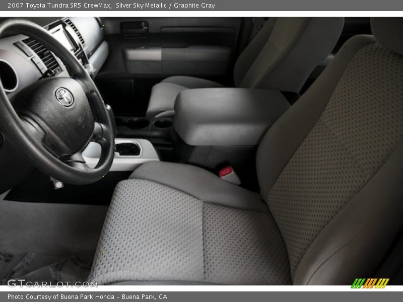 Silver Sky Metallic / Graphite Gray 2007 Toyota Tundra SR5 CrewMax