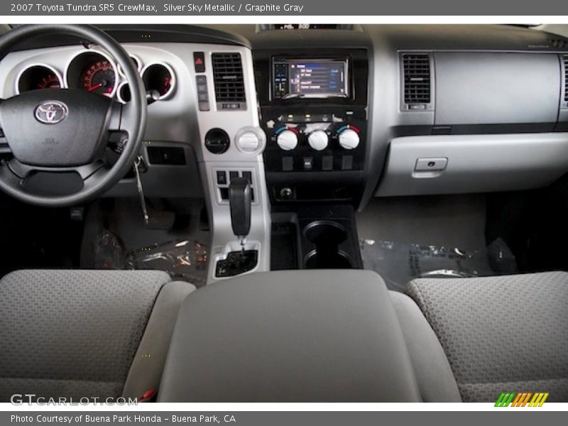 Silver Sky Metallic / Graphite Gray 2007 Toyota Tundra SR5 CrewMax