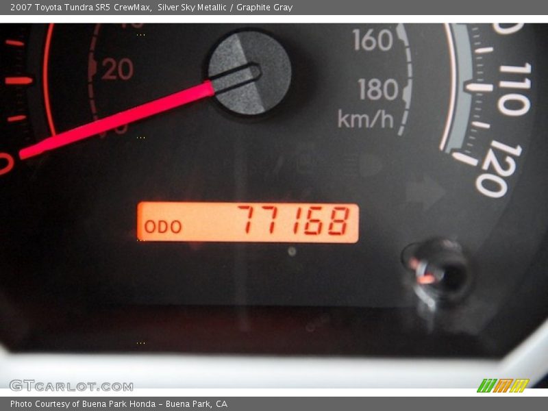 Silver Sky Metallic / Graphite Gray 2007 Toyota Tundra SR5 CrewMax