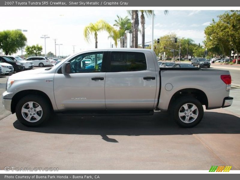 Silver Sky Metallic / Graphite Gray 2007 Toyota Tundra SR5 CrewMax