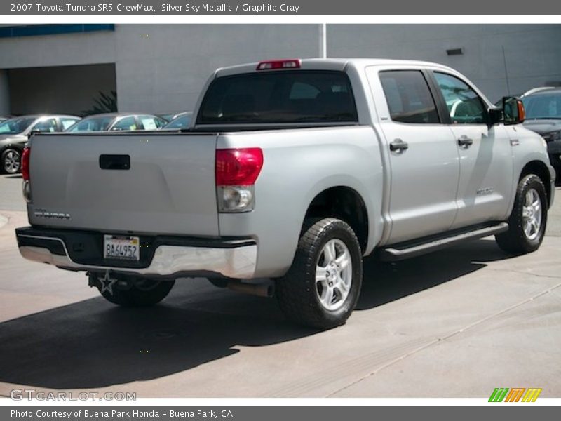 Silver Sky Metallic / Graphite Gray 2007 Toyota Tundra SR5 CrewMax