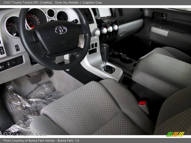 Silver Sky Metallic / Graphite Gray 2007 Toyota Tundra SR5 CrewMax