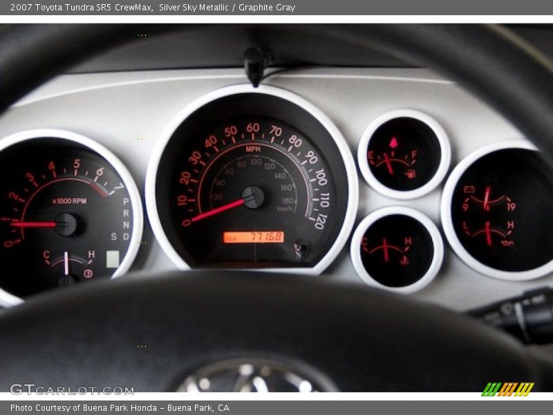 Silver Sky Metallic / Graphite Gray 2007 Toyota Tundra SR5 CrewMax