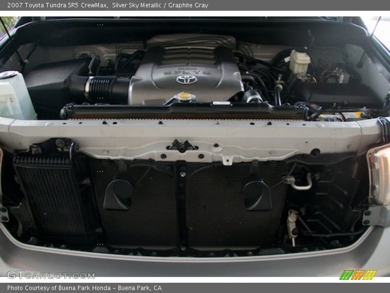 Silver Sky Metallic / Graphite Gray 2007 Toyota Tundra SR5 CrewMax