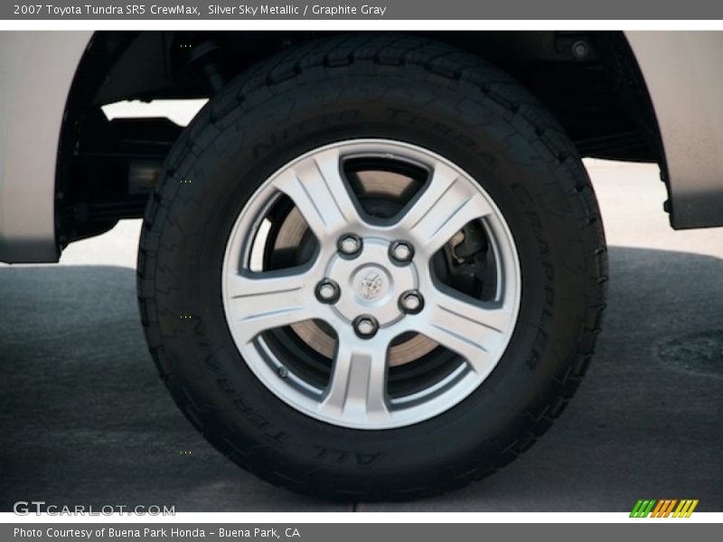 Silver Sky Metallic / Graphite Gray 2007 Toyota Tundra SR5 CrewMax