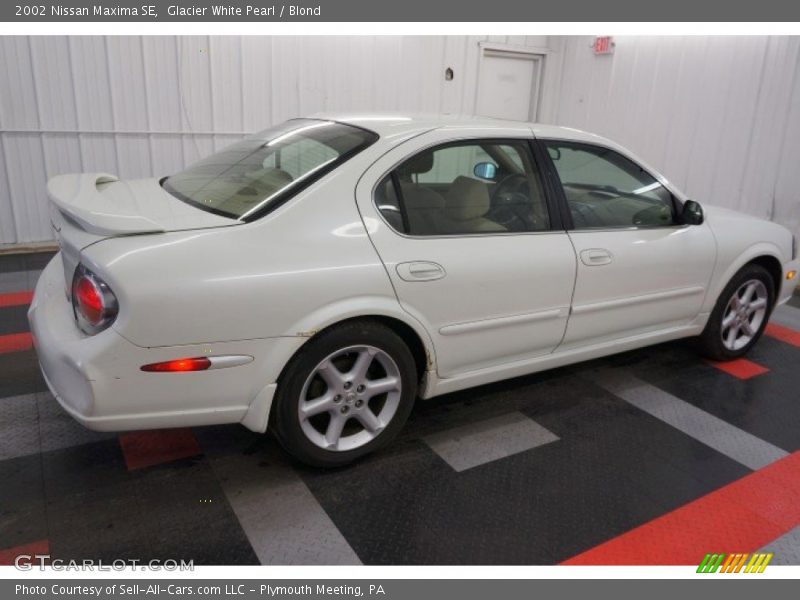 Glacier White Pearl / Blond 2002 Nissan Maxima SE