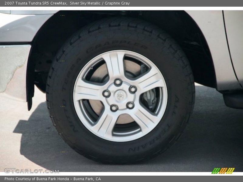 Silver Sky Metallic / Graphite Gray 2007 Toyota Tundra SR5 CrewMax