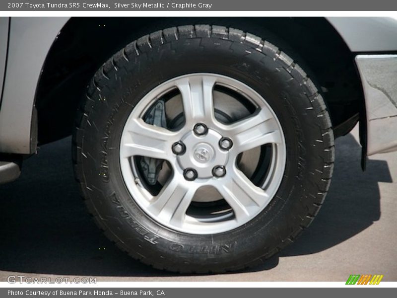 Silver Sky Metallic / Graphite Gray 2007 Toyota Tundra SR5 CrewMax