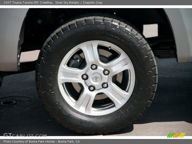 Silver Sky Metallic / Graphite Gray 2007 Toyota Tundra SR5 CrewMax