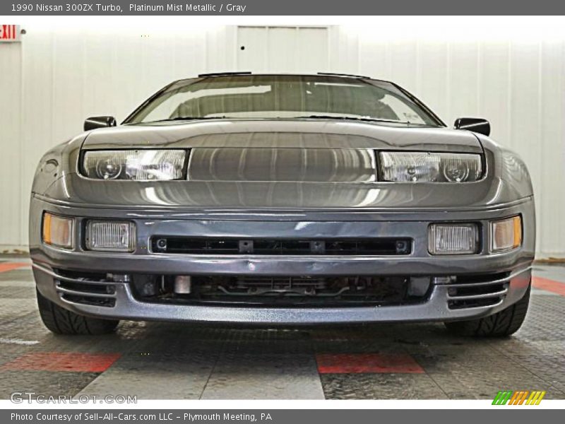 Platinum Mist Metallic / Gray 1990 Nissan 300ZX Turbo
