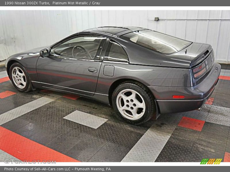 Platinum Mist Metallic / Gray 1990 Nissan 300ZX Turbo