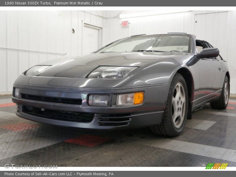 Platinum Mist Metallic / Gray 1990 Nissan 300ZX Turbo