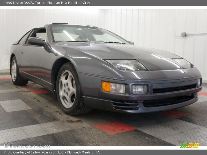 Platinum Mist Metallic / Gray 1990 Nissan 300ZX Turbo