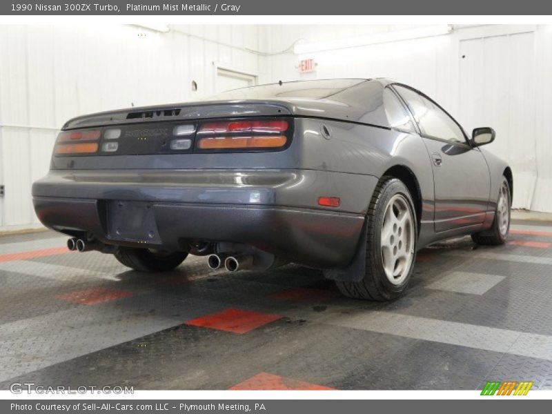 Platinum Mist Metallic / Gray 1990 Nissan 300ZX Turbo