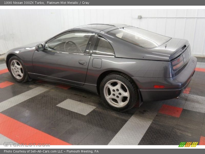 Platinum Mist Metallic / Gray 1990 Nissan 300ZX Turbo