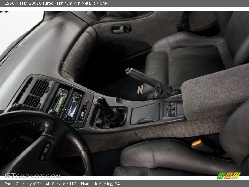Platinum Mist Metallic / Gray 1990 Nissan 300ZX Turbo