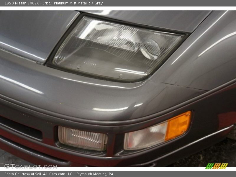 Platinum Mist Metallic / Gray 1990 Nissan 300ZX Turbo