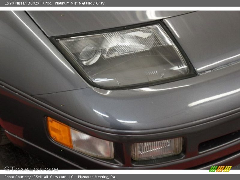 Platinum Mist Metallic / Gray 1990 Nissan 300ZX Turbo