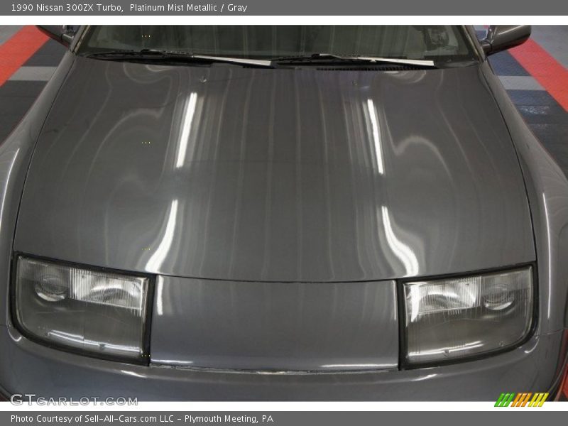 Platinum Mist Metallic / Gray 1990 Nissan 300ZX Turbo