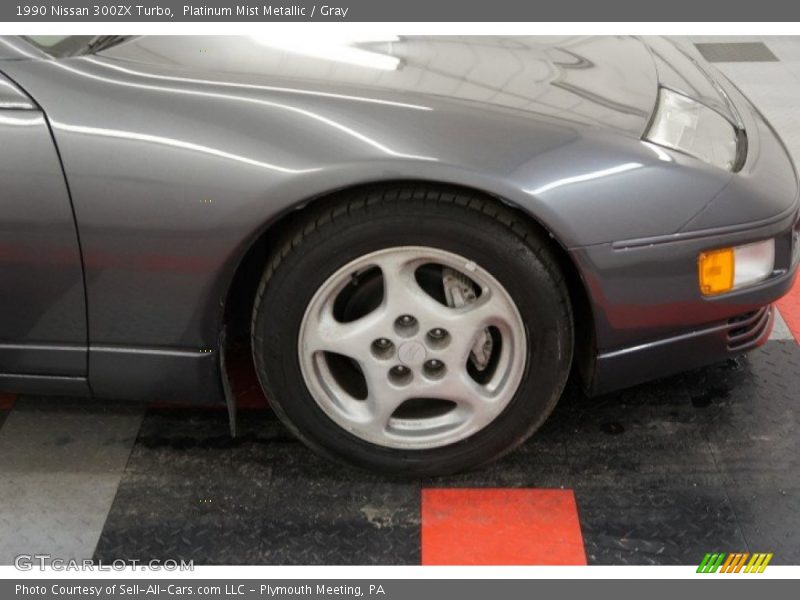 Platinum Mist Metallic / Gray 1990 Nissan 300ZX Turbo