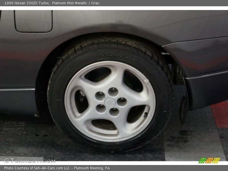Platinum Mist Metallic / Gray 1990 Nissan 300ZX Turbo