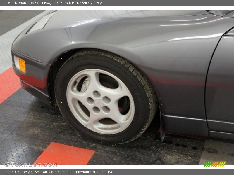 Platinum Mist Metallic / Gray 1990 Nissan 300ZX Turbo