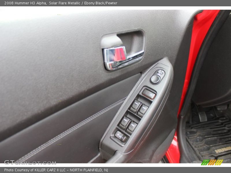 Solar Flare Metallic / Ebony Black/Pewter 2008 Hummer H3 Alpha