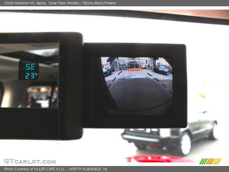 Solar Flare Metallic / Ebony Black/Pewter 2008 Hummer H3 Alpha