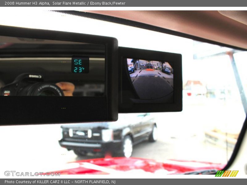 Solar Flare Metallic / Ebony Black/Pewter 2008 Hummer H3 Alpha