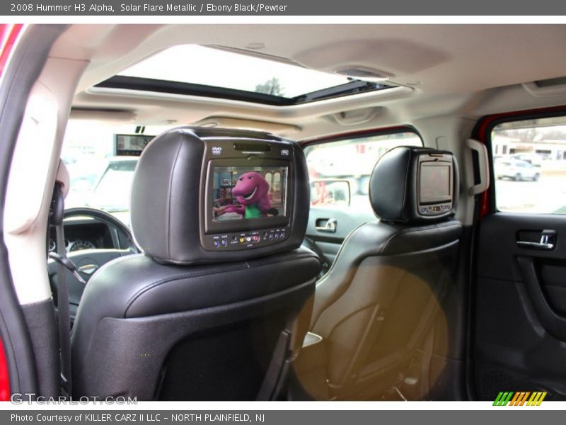 Solar Flare Metallic / Ebony Black/Pewter 2008 Hummer H3 Alpha