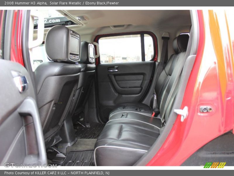 Solar Flare Metallic / Ebony Black/Pewter 2008 Hummer H3 Alpha