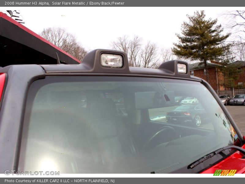 Solar Flare Metallic / Ebony Black/Pewter 2008 Hummer H3 Alpha