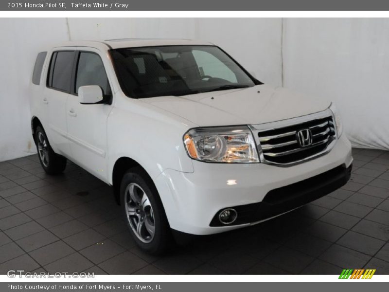 Taffeta White / Gray 2015 Honda Pilot SE