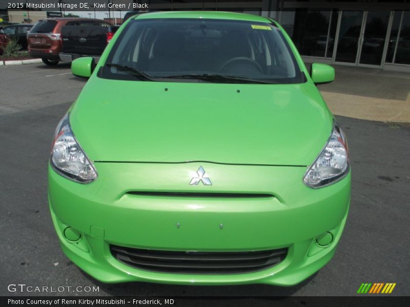 Kiwi Green / Black 2015 Mitsubishi Mirage DE