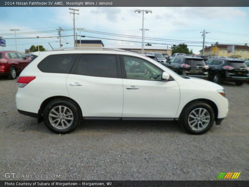 Moonlight White / Almond 2014 Nissan Pathfinder SV AWD