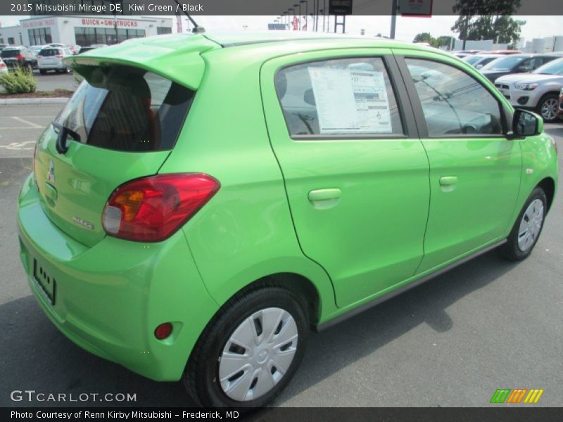 Kiwi Green / Black 2015 Mitsubishi Mirage DE