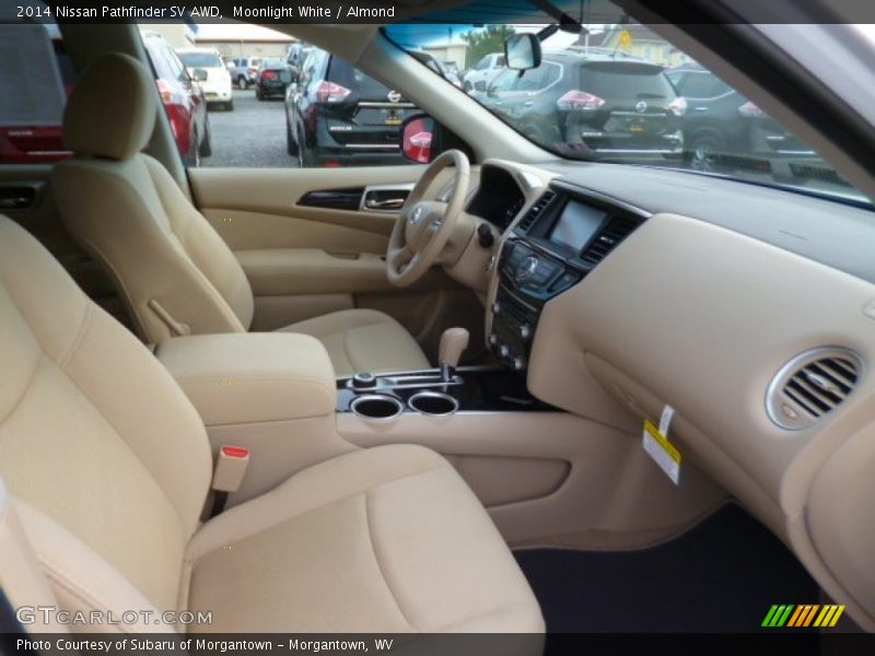 Moonlight White / Almond 2014 Nissan Pathfinder SV AWD