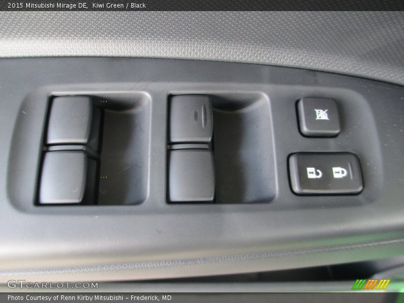 Kiwi Green / Black 2015 Mitsubishi Mirage DE