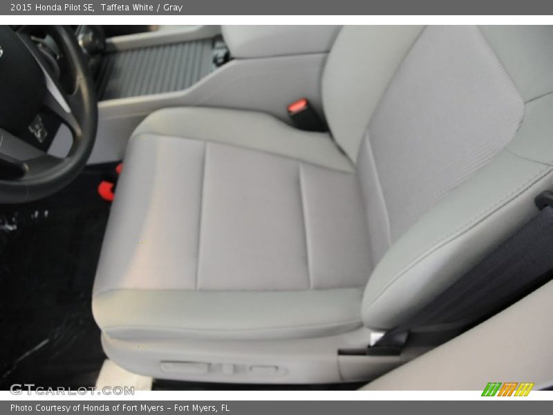 Taffeta White / Gray 2015 Honda Pilot SE