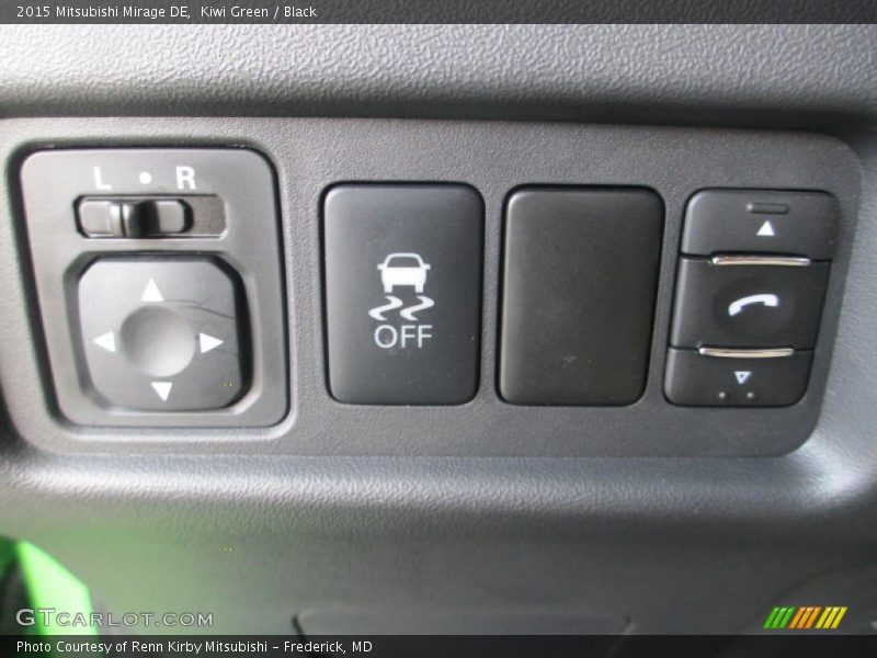Kiwi Green / Black 2015 Mitsubishi Mirage DE