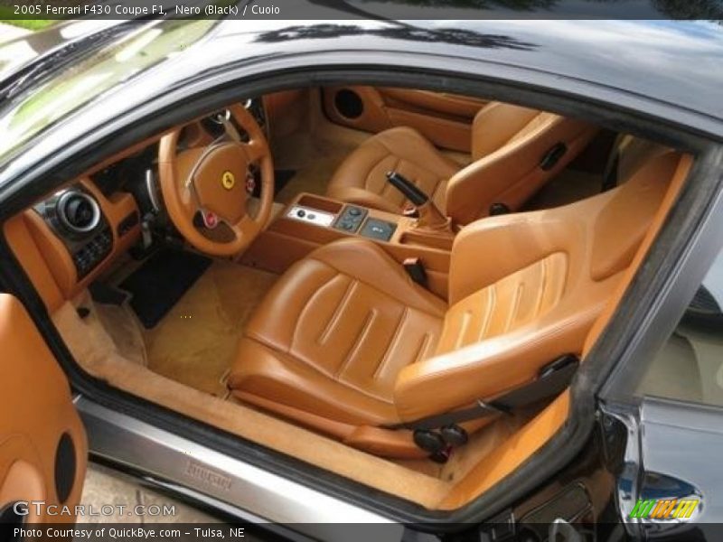 Nero (Black) / Cuoio 2005 Ferrari F430 Coupe F1